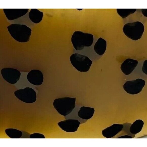 Cheetah Print Bangle Bracelet Chunky Statement Plastic Boho Chic Jewelry - Picture 5 of 7